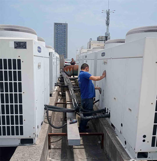 寿光中央空调制热和不制冷系统维修方法